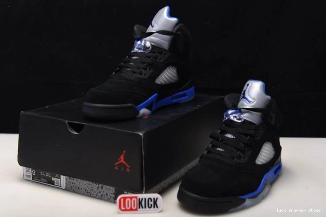 Reps LUCY Jordan Air 5 Racer Blue CT4838-004 0627